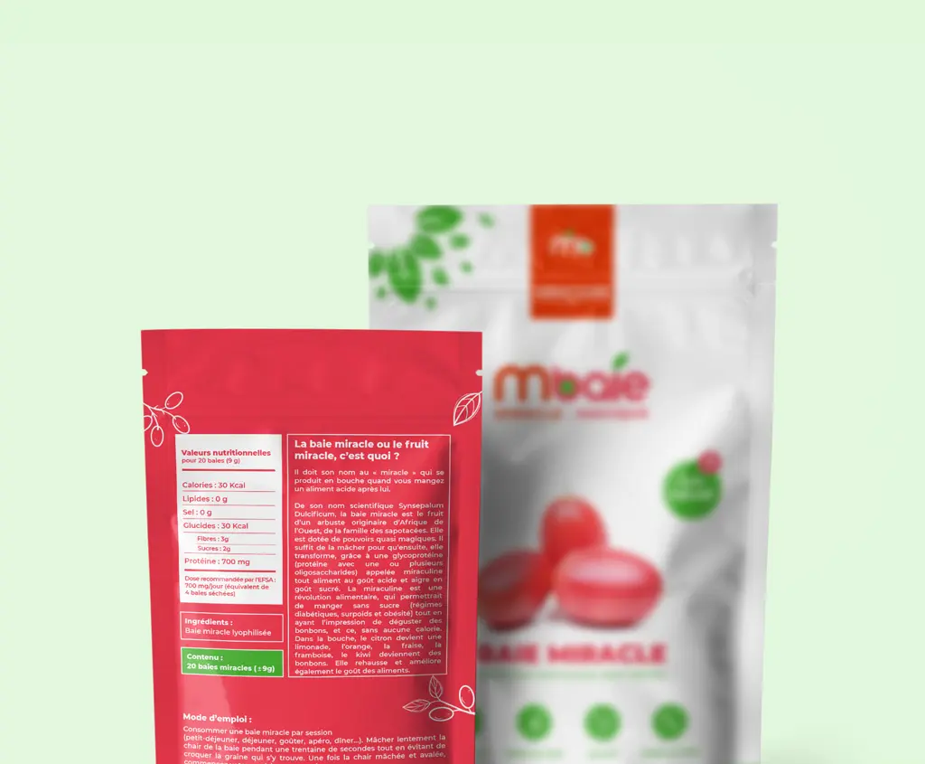 Mode d'emploi et valeurs nutritionnelles de la glycoprotéine miraculine