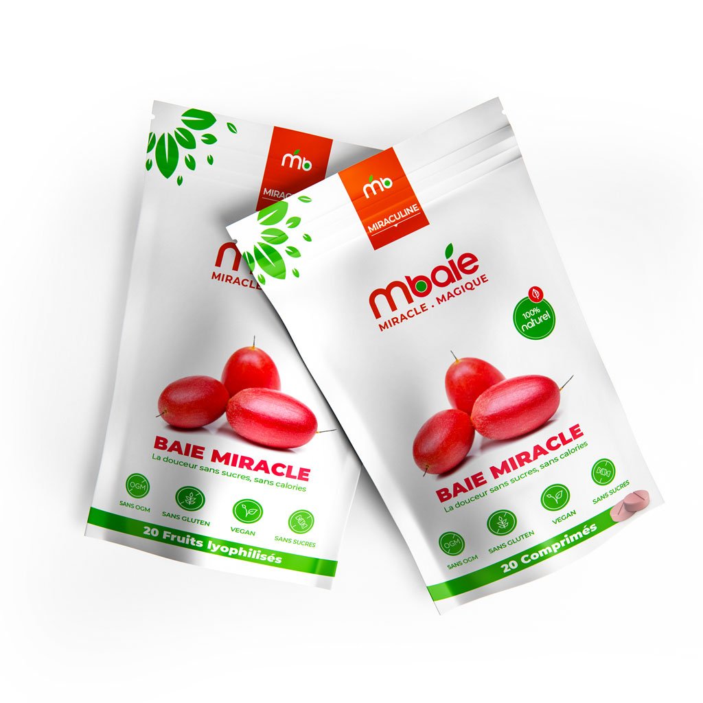 Commander la miraculine 20 fruits et 20 comprimés Mbaie Miracle