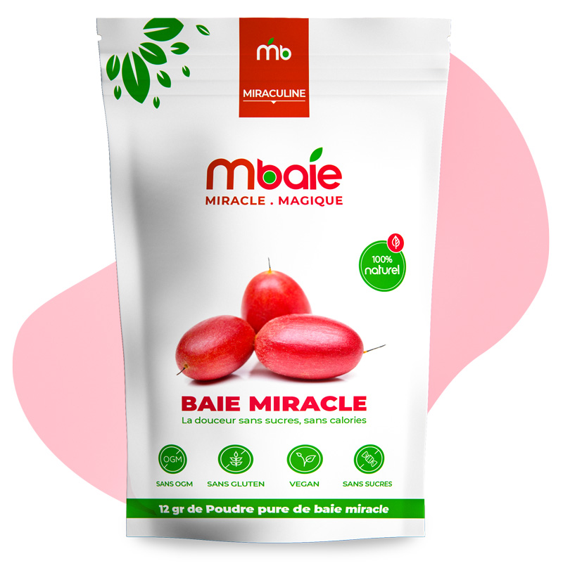 12g de poudre pure de baie miracle Mbaie