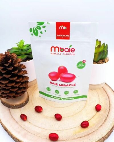 Baie du Miracle Fruit: 10 comprimés miraculeux – produit naturel pur à la  base de fruit en poudre et d'amidon de maïs avec miraculine – agarbatti :  : Hygiène et Santé